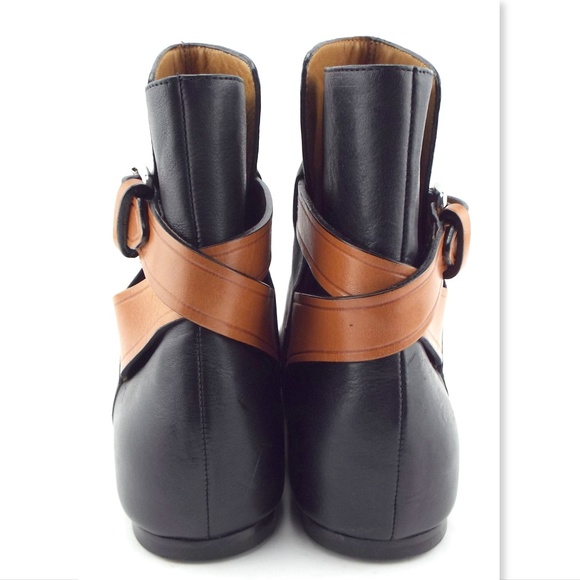 Unworn ISABEL MARANT Black Leather Booties 37 - Picture 5 of 8